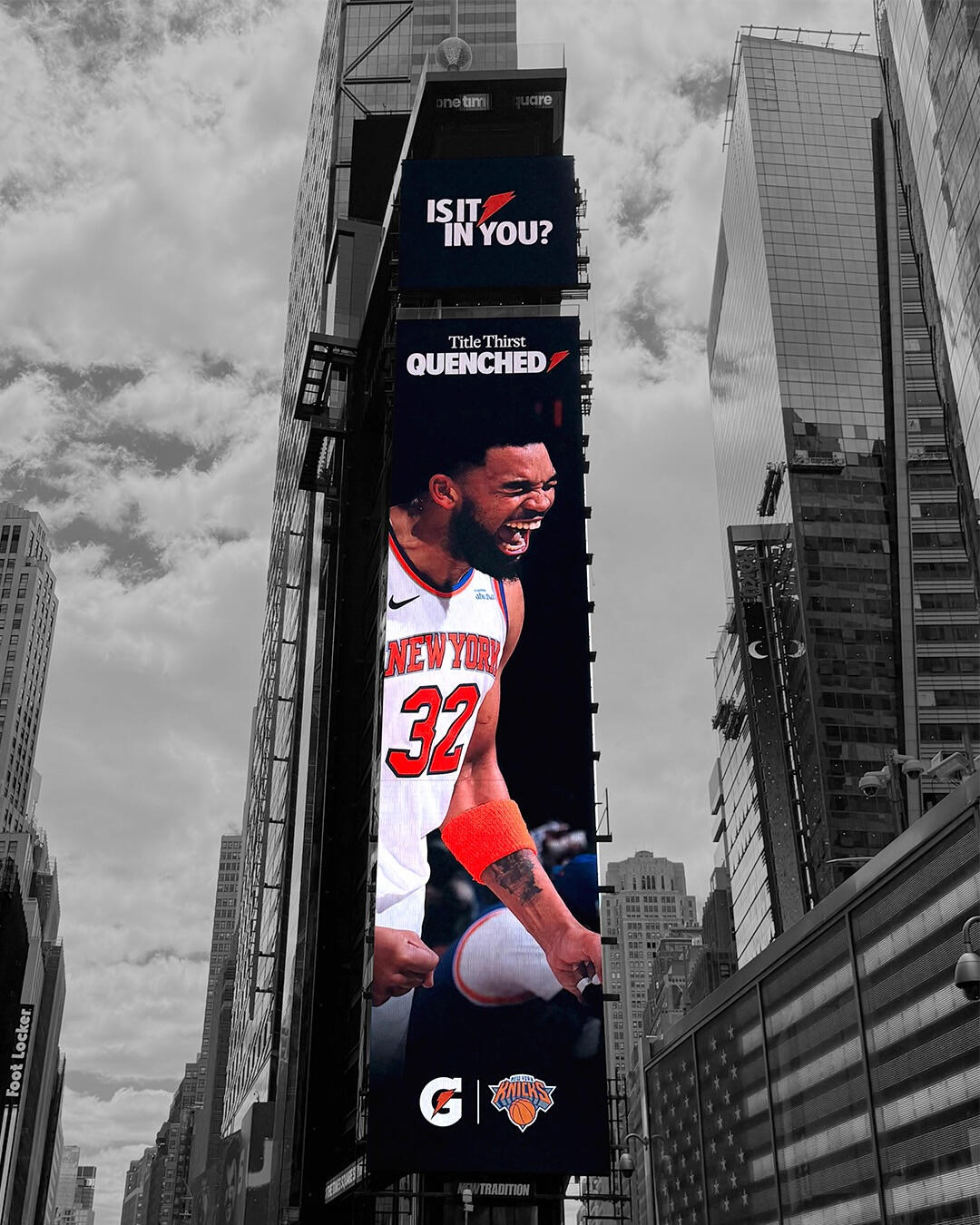 Ernest Baker Writer Creative Director Gatorade Times Square